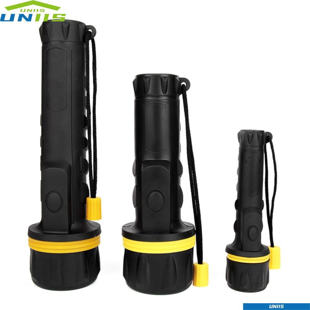 ไฟฉาย LED UNIIS ทนทาน กันกระแทกกันน้ำ แบบ 3LED, 7LED และ 1W