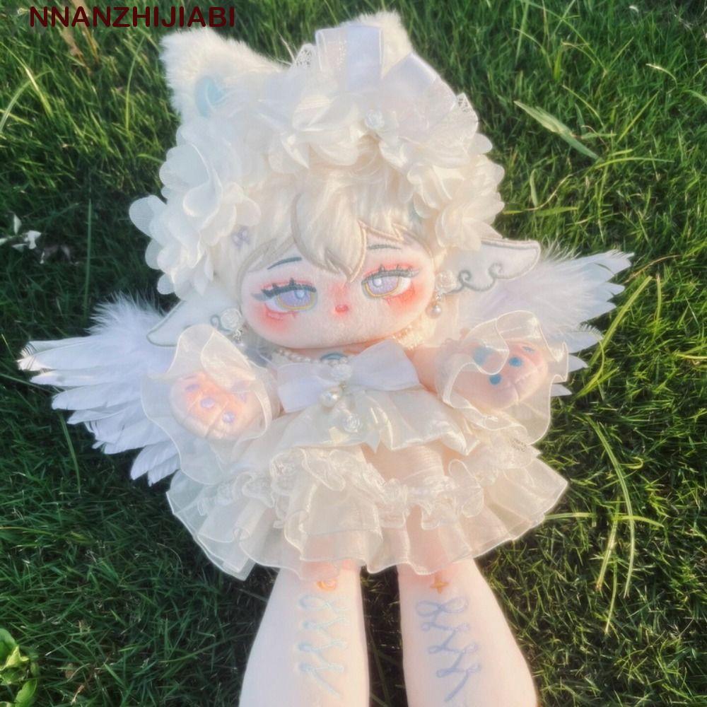 NANZHIJIABI Wing Cotton Doll, Cute Korea Idol Plush Doll Wing, Fashion Cartoon Toy Kawaii 20CM Doll 
