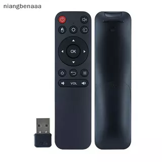(niangbenaaa) สมาร์ททีวีรีโมทคอนโทรลไร้สาย 2.4GHz พร้อม USB สําหรับกล่อง Android TV / PC ใหม่