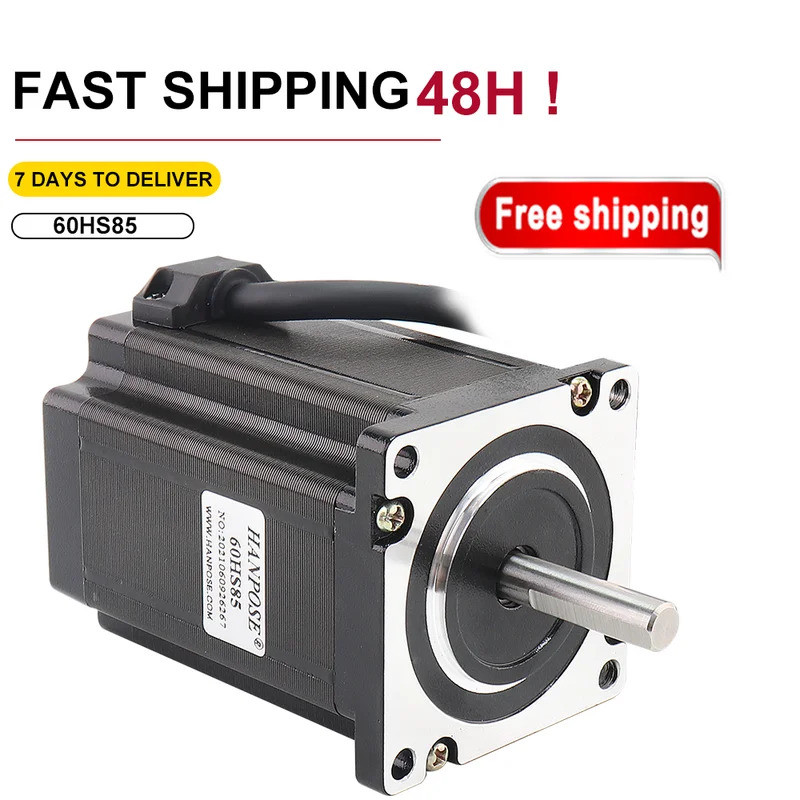 60 Stepper Motor 1.8 องศา 60HS85 มอเตอร์ 4 ตะกั่ว 2.8NM 4.0A สําหรับ 3D เครื่องพิมพ์อุปกรณ์เสริม Nem