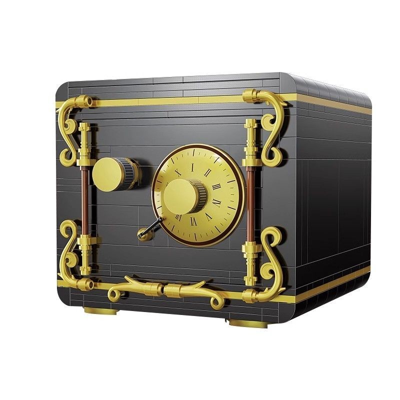 Double Eagle cada Safe Operation Secret Childrens Piggy Bank ใช้งานร่วมกับ Lego Code Box ประกอบของเล