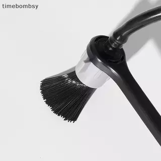 (เวลา) กาแฟแปรงทําความสะอาดไอน้ําปรับเครื่องเอสเปรสโซ Brewing Head Long Handle แปรงทําความสะอาดเครื่องมือ Barista อุปกรณ์ (TH)