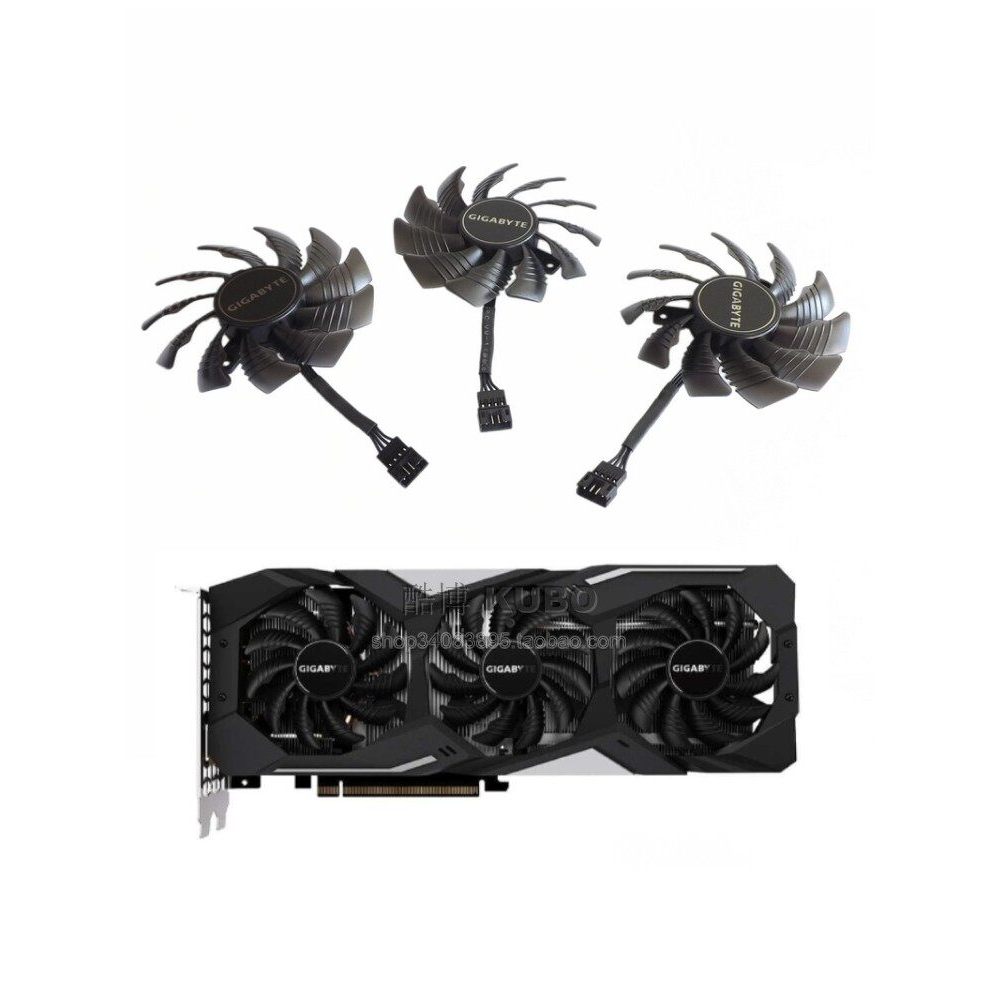 [อุปกรณ์เสริมระบายความร้อนคอมพิวเตอร์] Gigabyte RTX2060 2060S 2070 GTX980 1060 1070 1080 พัดลมการ์ดก