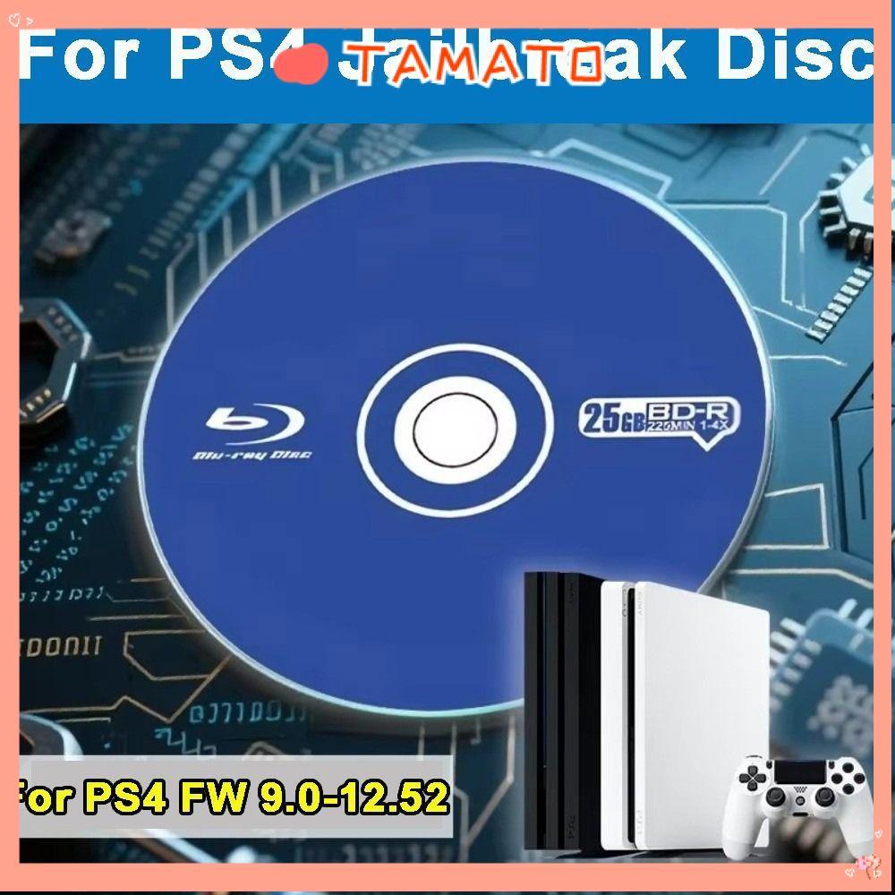 TAMATO BD-JB Disc, สําหรับ Firmware 9.0-12.52 เล่นสํารองเกม All-in-One Jailbreak Disc, 1 Click Boot Homebrew ไม่มี PC Needed Mod เครื่องมือสําหรับ PS4
