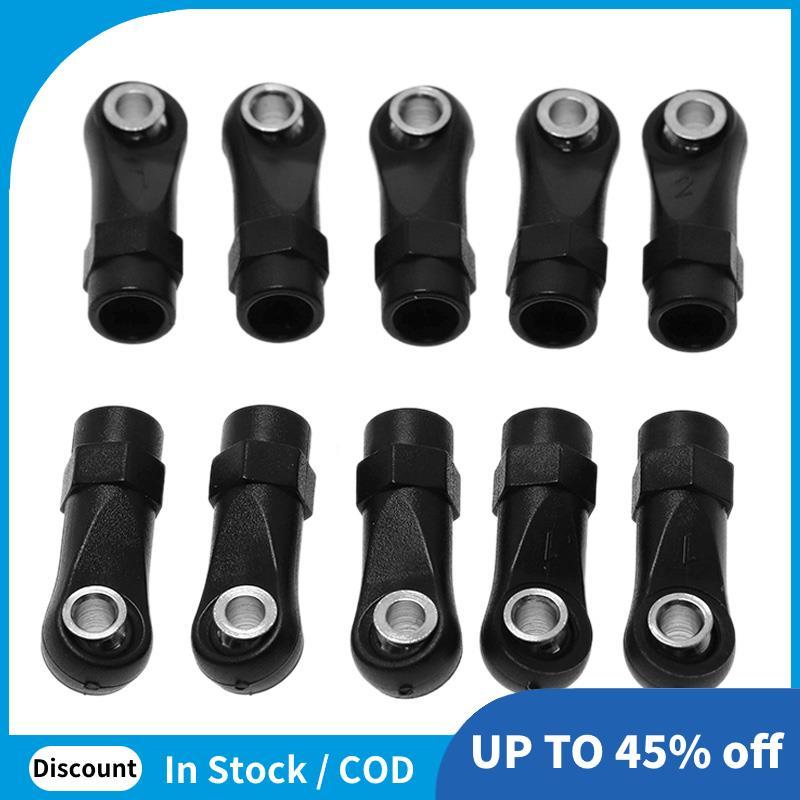 10 ชิ้นพลาสติก Rod End Link Link Link Link Linkage Balls Joint Head สําหรับ 1/10 RC รถ Crawler SCx10
