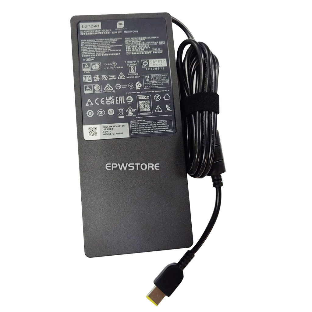 20V 16.5A 330W AC Power Adapter Charger สําหรับ Lenovo legion pro 9 7 7i 5i 5
