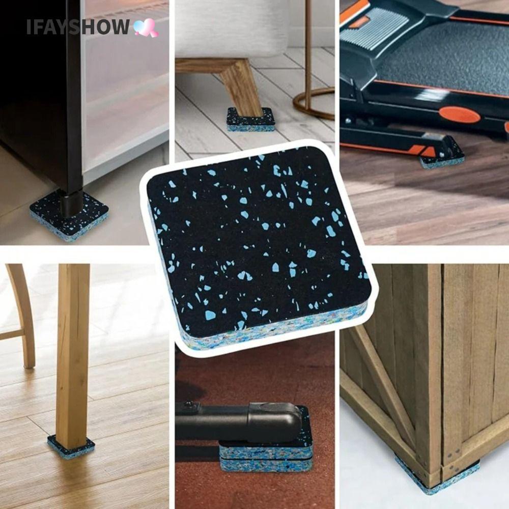 IFAYSHOW Walking Pad บล็อกเอียง, Uphill Training Shock Absorption Treadmill Riser บล็อก, อัพเกรดฐานโฟม High-Density ยางด้านบนลดเสียงรบกวนเสื่อ Home Gym