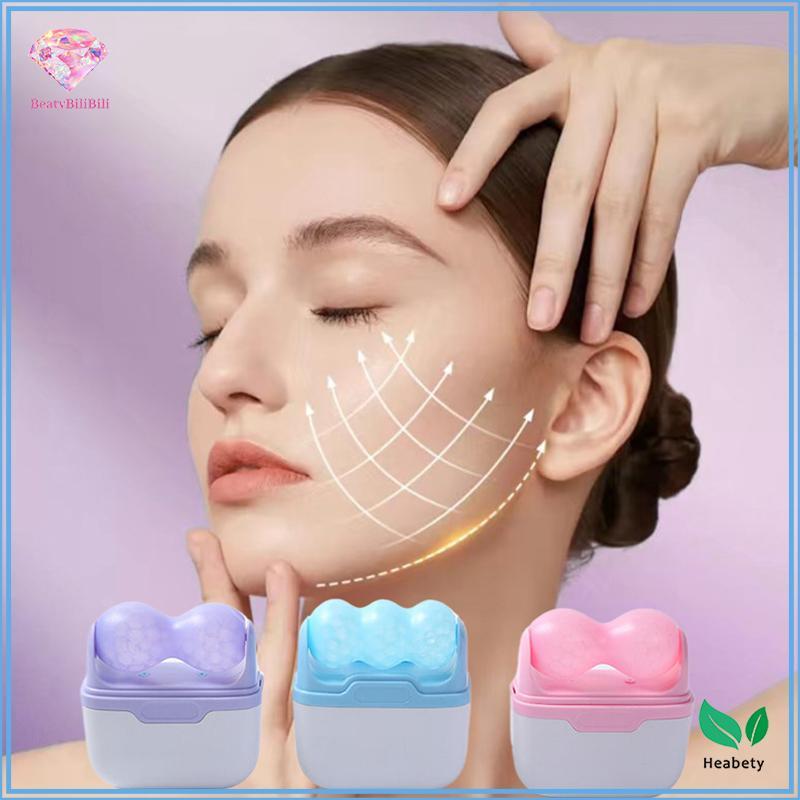 Heabety Double Head Ice Roller สําหรับ Face Eye Puffiness ไมเกรนบรรเทาอาการปวดและ Minor การบาดเจ็บบนใบหน้า Cold Therapy ลูกกลิ้งนวด Skin Care ใหม่