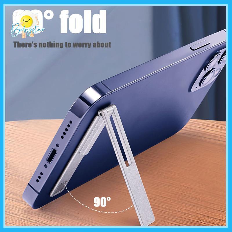 [Inthehot-t] Magnetic Ultra Thin Folding Mobile Phone Holder Braet Metal Desktop Mobile Phone Stande