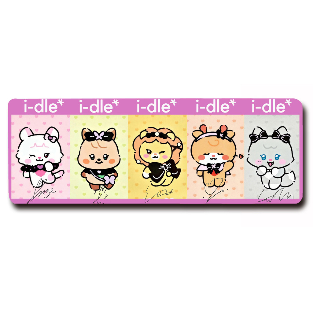 BP Powder Ink/I-DLE/IVE/LESSERAFIM/E Group/SK/ยางธรรมชาติ Anti-Mouse Pad ตาราง Pad 416TUAN