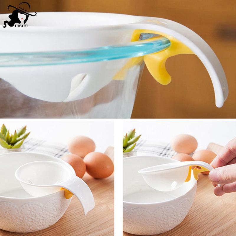 LISHU Egg Yolk White Separator Egg Divider Filter เครื่องแยกไข่ Mini Egg Extractor th