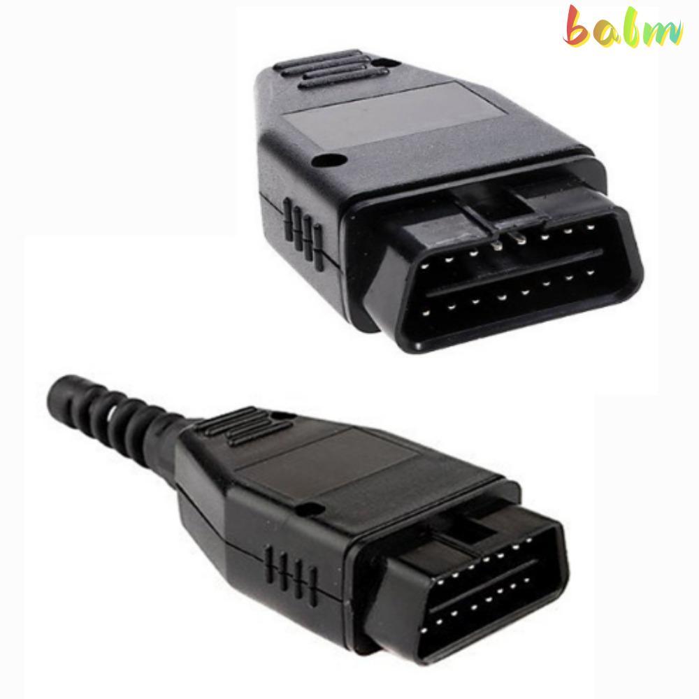 BALM OBD2 Connector อุปกรณ์เสริม Universal DIY OBD ปลั๊กชาย