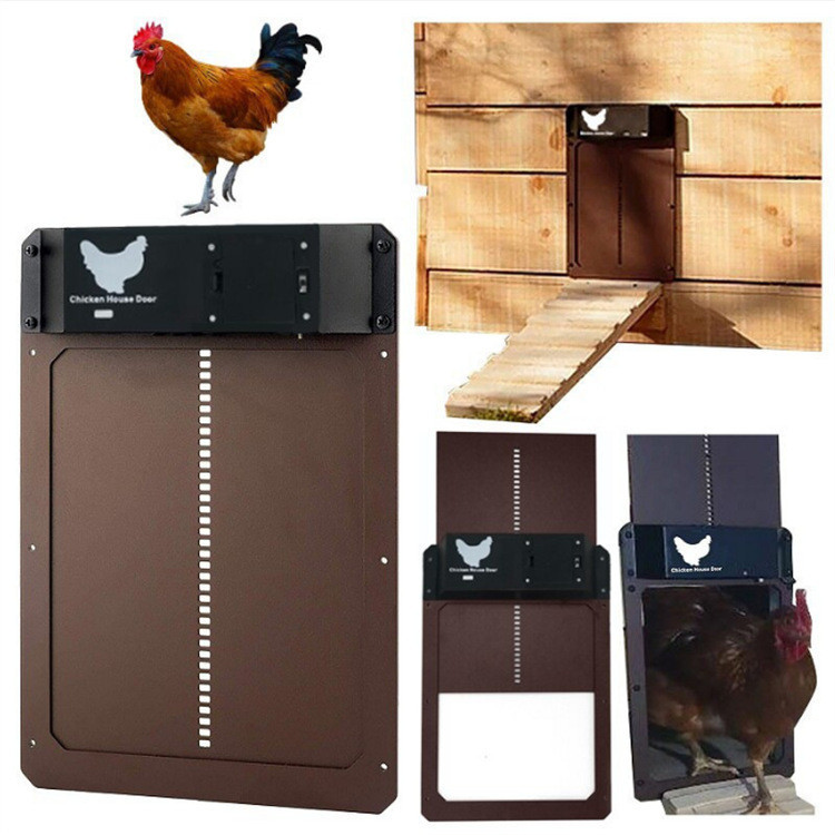 ประตู Coop ไก่อัตโนมัติ 2nd Gen | ประตูสัตว์เลี้ยงกันน้ําความไวสูง