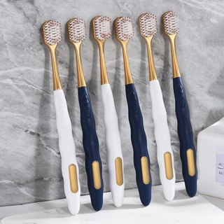 LoomLab แปรงสีฟัน 1 Set 6 ชิ้น แปรงสไตล์ญี่ปุ่น เกรดพรีเมียมขึ้นห้าง ขนแปรงนุ่ม ด้ามจับถนัดมือ พร้อมส่ง