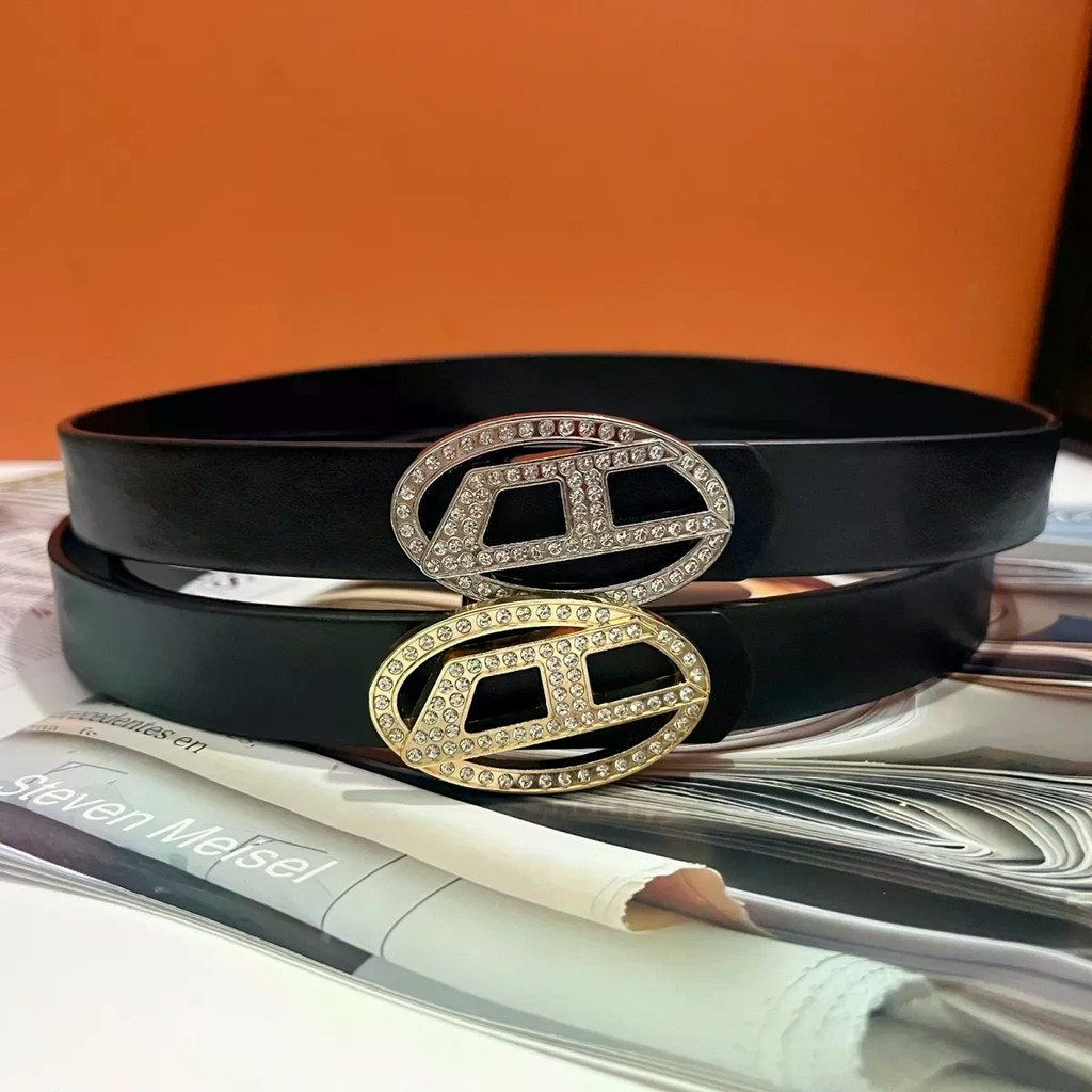 DIESEL กางเกงยีนส์สตรี สไตล์แฟชั่นใหม่ ใส่ได้ทุกวัน มีเข็มขัด