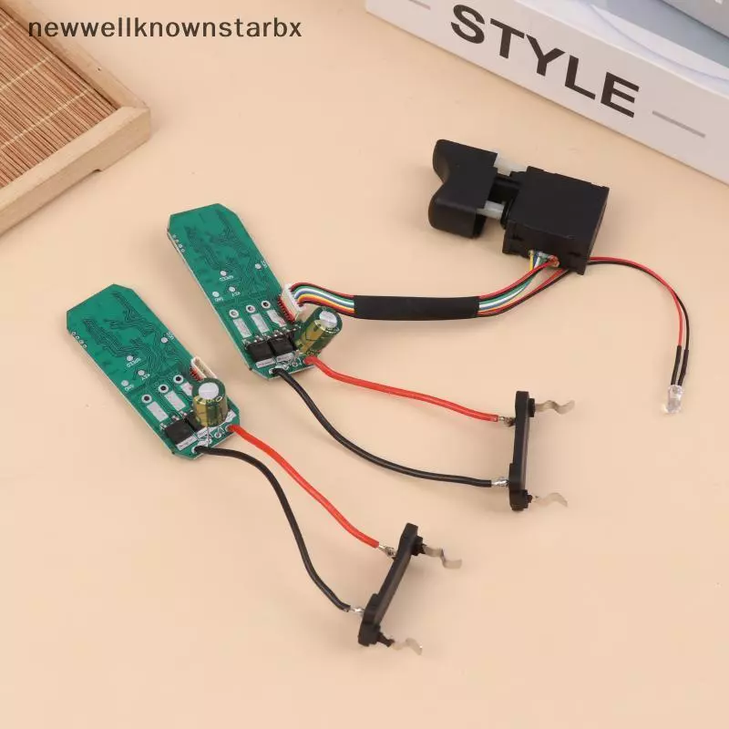 NEWSD 16.8V แบตเตอรี่ลิเธียมเจาะควบคุม + ชุดสวิตช์ 18V Brushless เจาะแผงวงจรสวิทช์ 07115 DDC
