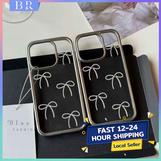 💖Bluerain💖ใช้ได้กับ iPhone17pro 16 15/14PLUS ลวดลายประณีต 13 12 14 11 15Pro Max 14 8 Plus XS XRเคสโทรศัพท์กันกระแทก