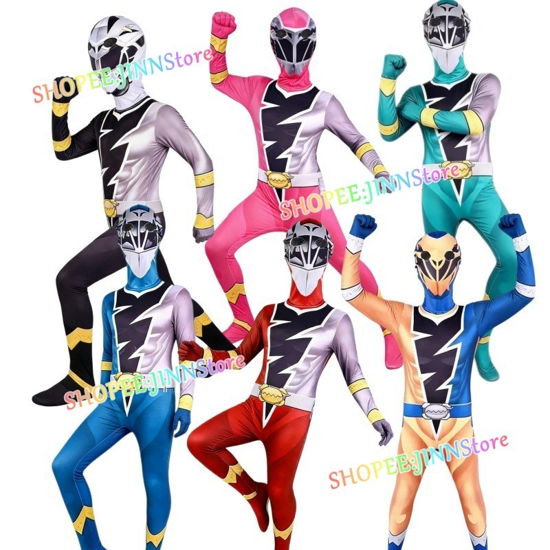 -JINN-Knight/ไดโนเสาร์ Rangers คอสเพลย์เครื่องแต่งกาย RYUSOULGERS KOH MELTO TOWA Jumpsuit Carnival อ
