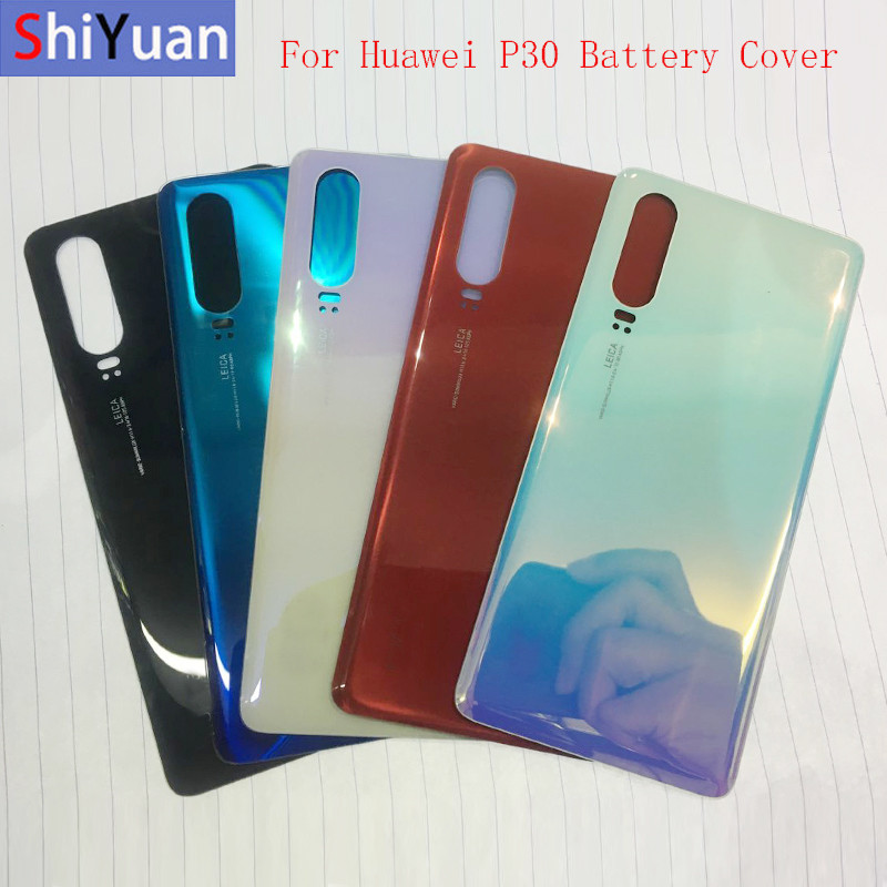 แบตเตอรี่สําหรับ Huawei P30 Pro P30 P30Lite ด้านหลังประตูด้านหลังกรณีเปลี่ยนสําหรับ P30 Lite ฝาครอบแ
