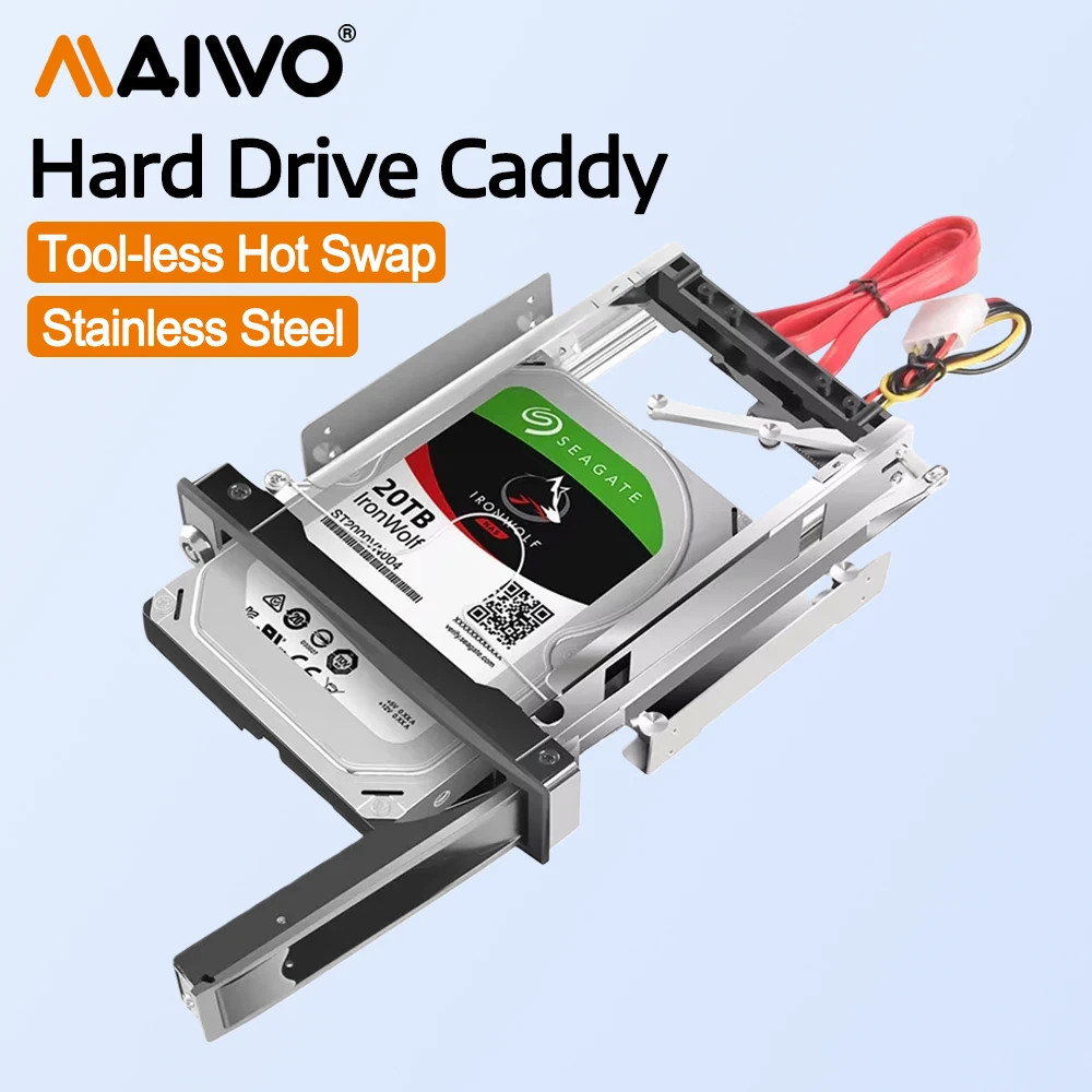 MAIWO CD-ROM 3.5 SATA HDD Bracket ภายใน SATA Hard Drive SSD อะแดปเตอร์ HDD-ROM แปลงยึดแคดดี้ถาดเครื่