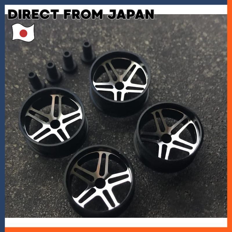 Mini 4WD Aluminum Wheel Set 4pcs Model 5D