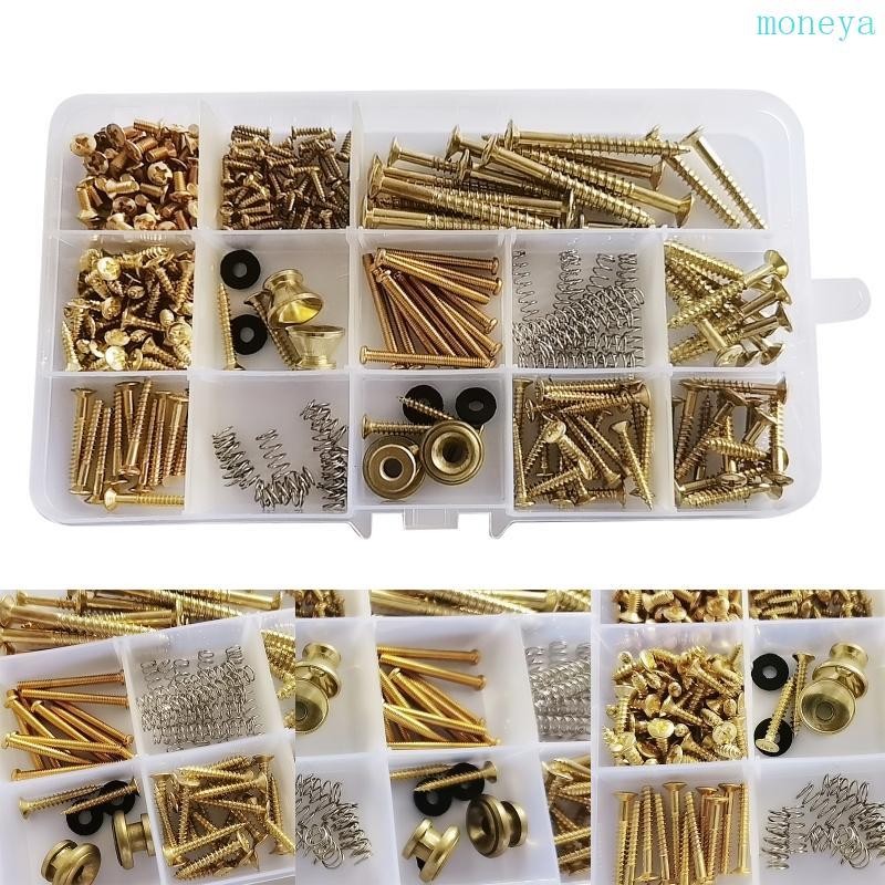 Mya 9 ประเภทกีตาร์สกรู Assortment สําหรับ w Springs สําหรับกีตาร์ไฟฟ้าสวิทช์คอ P