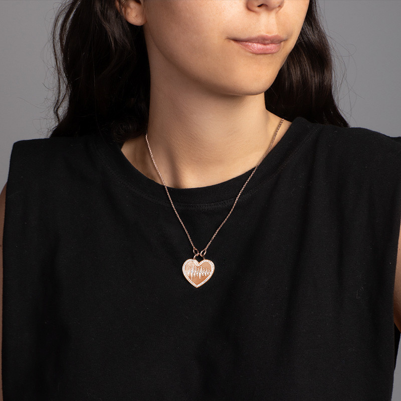 สร้อยข้อมือ APM Monaco Heartbeat ดีไซน์Rose Gold ลายหัวใจ