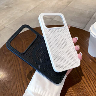 สําหรับ Xiaomi Redmi K90 Pro Max, POCO F8 Ultra F8 Pro กรณี ELVEV รังผึ้งกระจายความร้อน Breathable Cooling ฝาครอบดูด