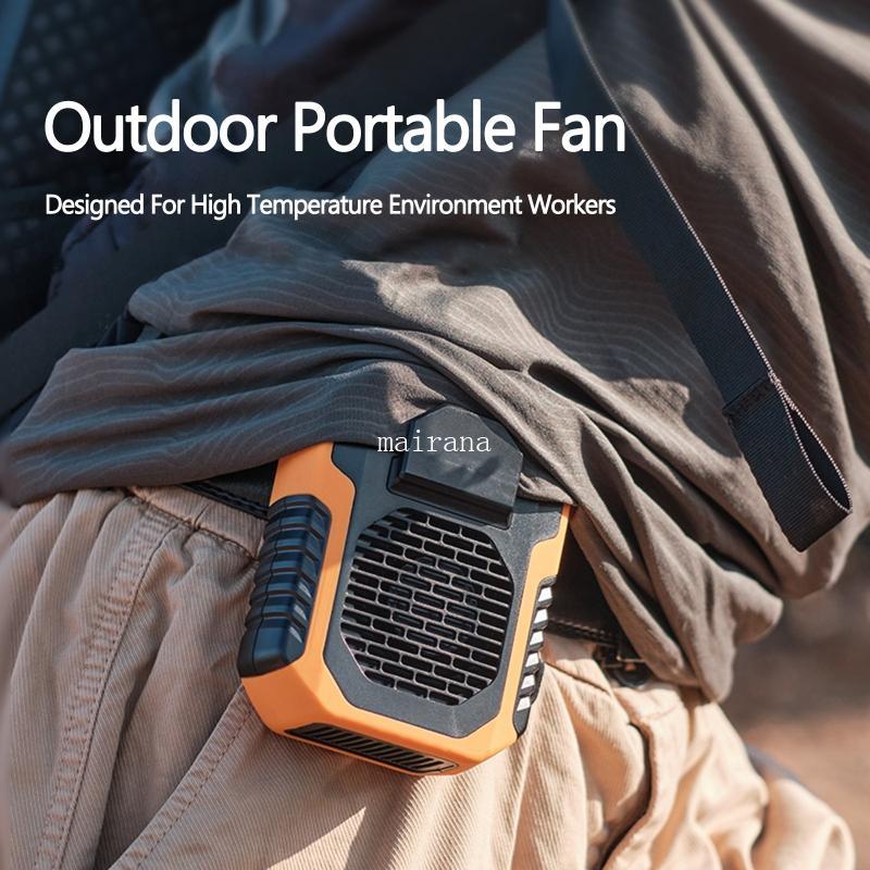 MT 6000mah Hands-Free Wearable Necklace Waist Fan 3 Sports Fan