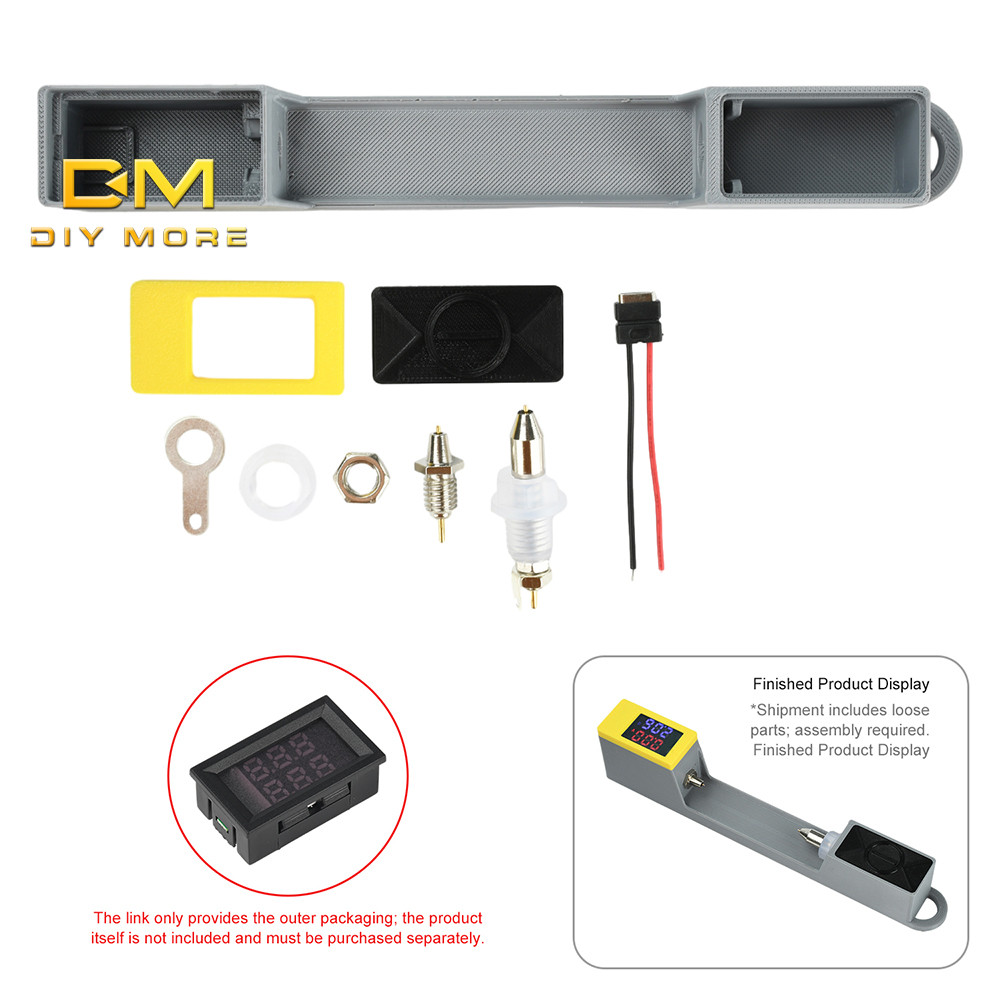 DIYMORE DC 4-12V VR452 เครื่องทดสอบความต้านทานภายใน 0.56 นิ้วคู่ดิจิตอลจอแสดงผลแบตเตอรี่แรงดันไฟฟ้าเ