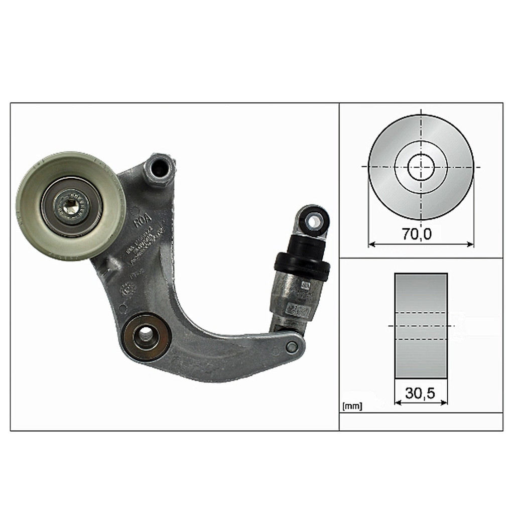 ลูกรอกสายพานหน้าเครื่อง HONDA CR-V Gen4 ACCORD Gen9 G9 CIVIC FB 2012- FC 2016 R18Z 1.8 R20Z R20A 2.0