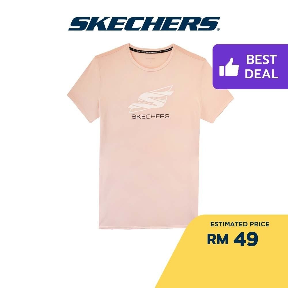 Skechers เสื้อยืดแขนสั้นผู้หญิง Performance Running - Sp22q4w357-01l4 Perempuan