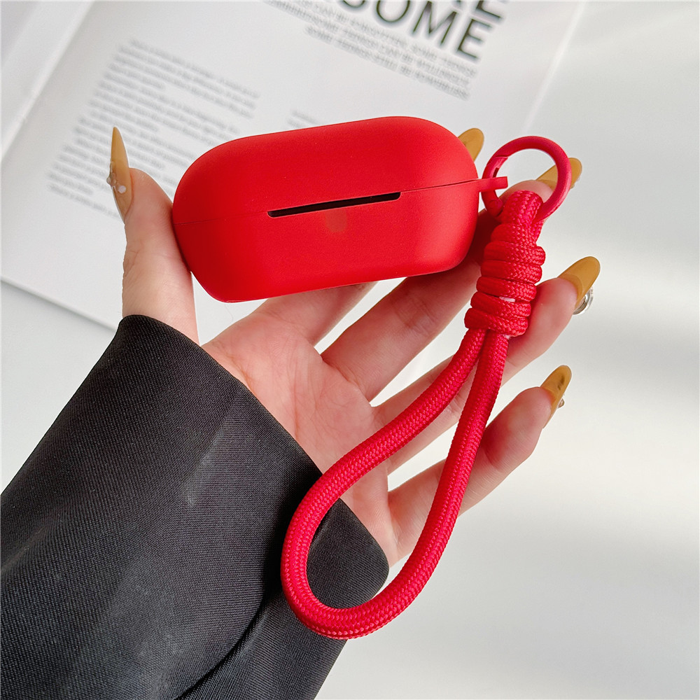 สําหรับ Sony WF-C710N หูฟังป้องกันกรณีไร้สายบลูทูธชุดหูฟังซิลิโคนหรูหราสําหรับ Sony WF-C700N พร้อมตะขอ - รูปที่ 4