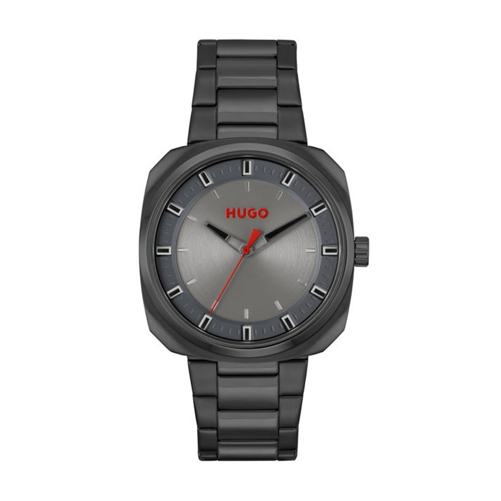 HUGO BOSS นาฬิกาข้อมือผู้ชาย SHRILL รุ่น HB1530311 สายสเเตนเลส สีดำ 42มม.