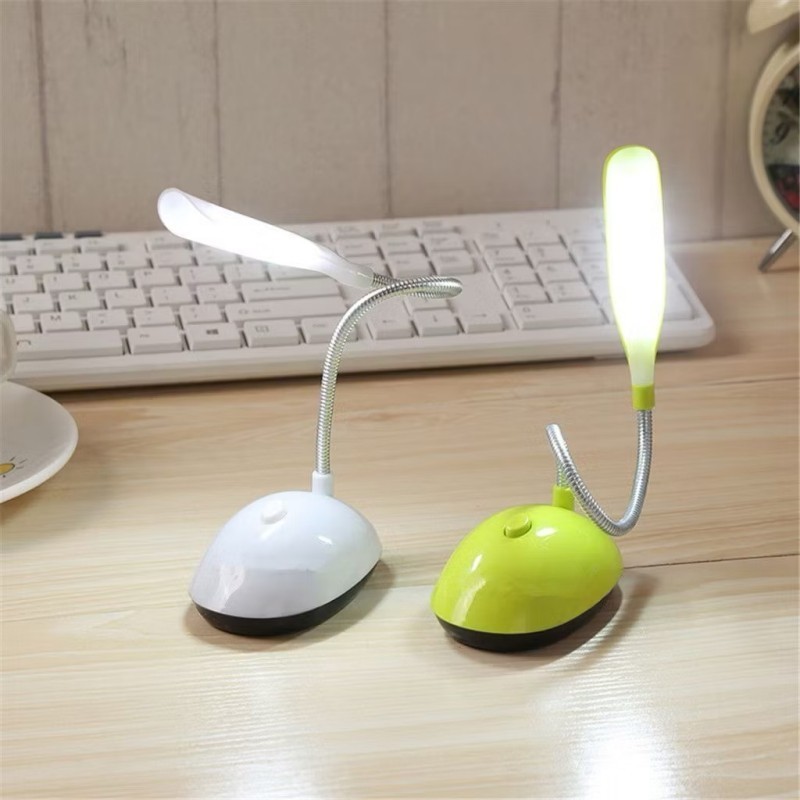 ZZ HOME โคมไฟตั้งโต๊ะ LED หมุนได้ 360 องศา เหมาะสำหรับการอ่านหนังสือ สีของสินค้าจะถูกจัดส่งแบบสุ่ม