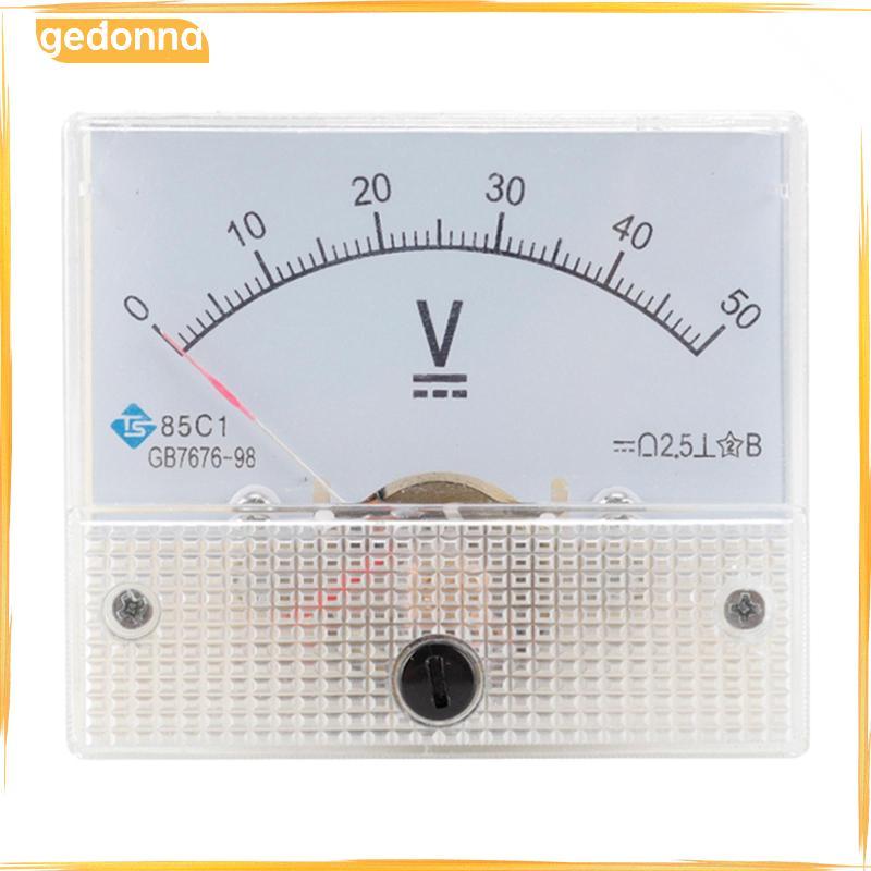 [gedonna] DC 0-20V 0-500V Analog Panel age Gauge Meter 85C1 ข้อผิดพลาด 2.5% ฝัง