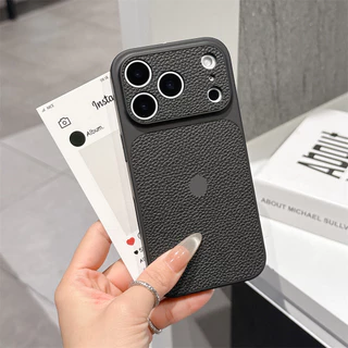 ใหม่หรูหรา Electroplated Matte กันกระแทกหนังเคสโทรศัพท์สําหรับ IPhone 11 14 PRO MAX 15 12 13 16 17 PRO MAX Plus