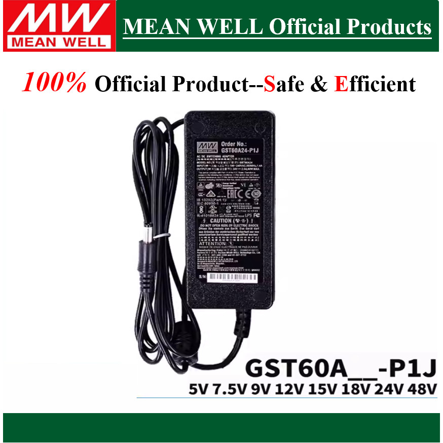 Original Mean Well GST60A05-P1J GST60A07-P1J GST60A09-P1J GST60A12-P1J GST60A15-P1J60A18-P1J60P1J60A
