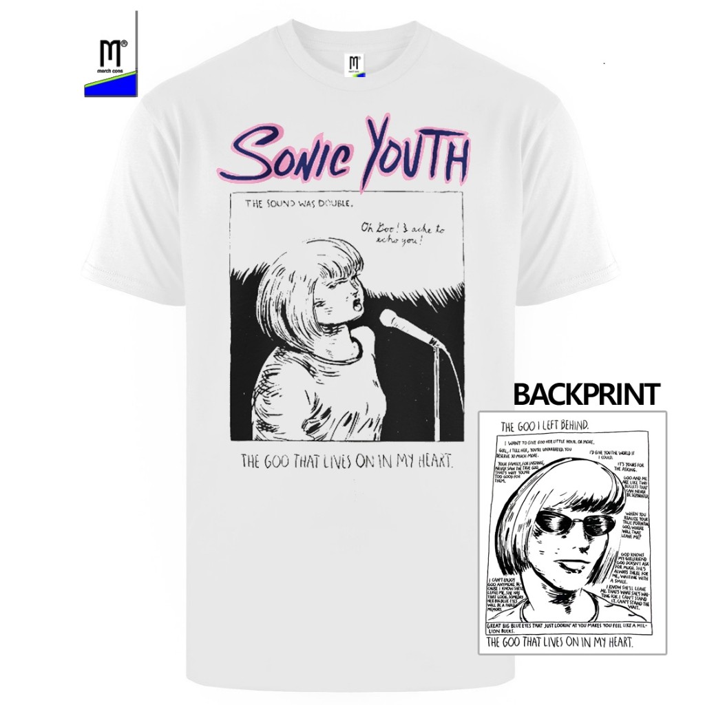 KATUN Sonic Youth Music Band เสื้อยืดผ้าฝ้ายในตัว S-XXL