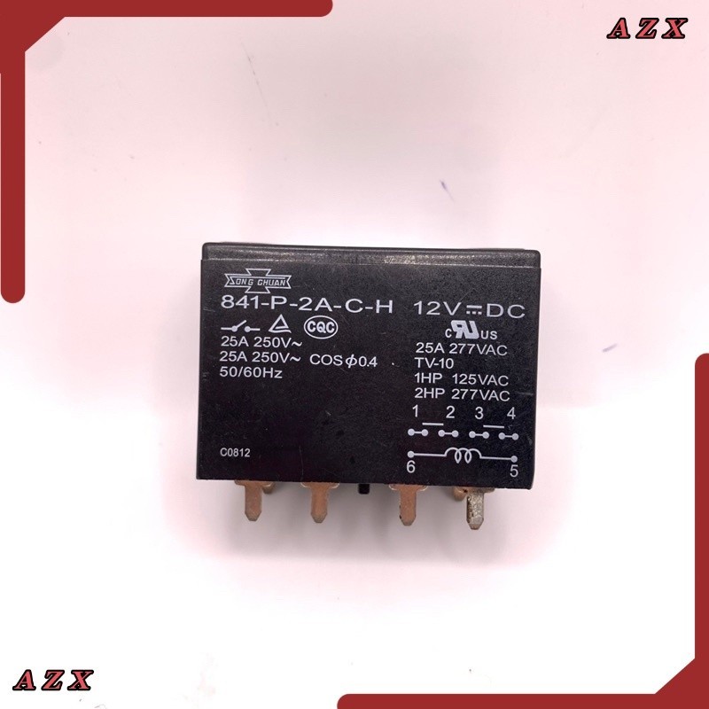 รีเลย์ 841-P-2-C-H 12VDC รีเลย์ 6ขา พร้อมส่ง มีหน้าร้าน