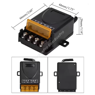 433MHz 220V สวิตช์รีโมทควบคุมปั๊มน้ำ 1CH 30A รีโมทไร้สาย เปิดปิดไฟ รีโมทคอนโทรลควบคุมระยะไกล ใช้กับปั๊มน้ำ ไฟบ้าน ฟาร์ม