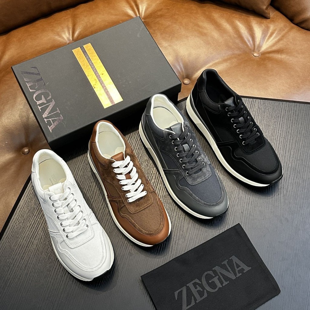 0MO5 Zegn* Custom-made2025New Casual Style Sports Shoes Thick Sole Lightweight Breathable Forrest Gu