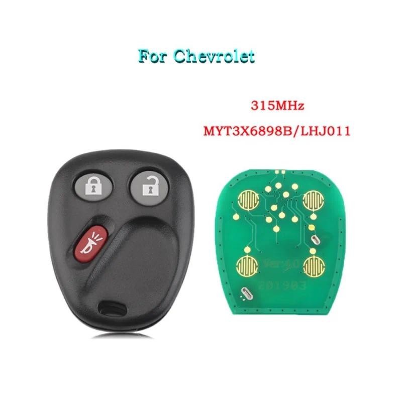 Hindley 3B Remote Key Keyless Entry Fob LHJ011/ MYT3X6898B 315Mhz สําหรับ GM Hummer H2 Chevrolet Ava