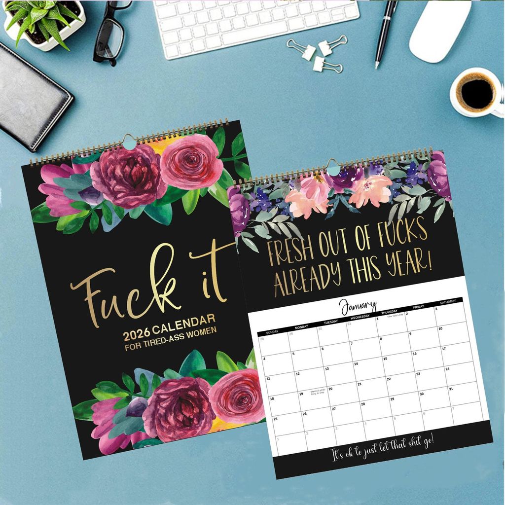 2026年日历倒计时英文挂历日历款式多多现2026 Calendar Countdown to English Calendar Days20251224