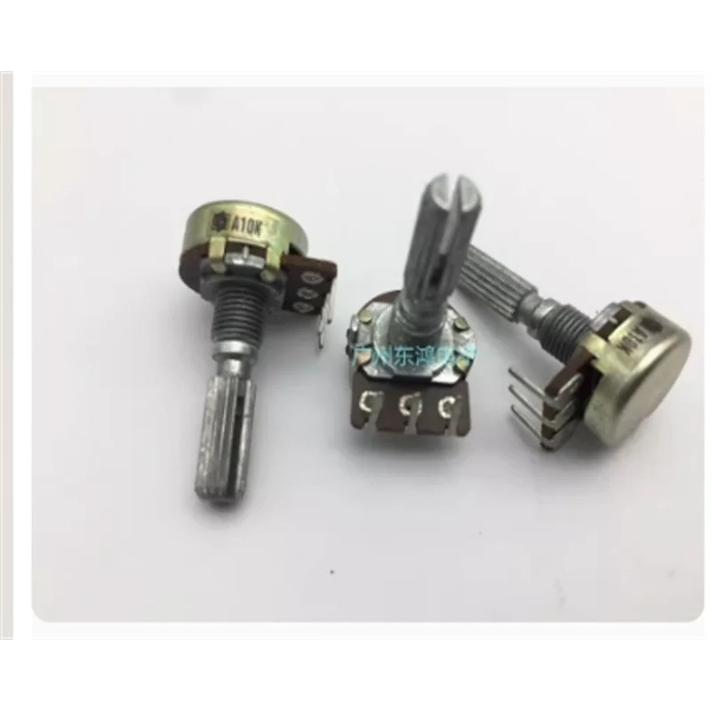 1 PCS Shengwei RK16 Potentiometer single link 3-pin ดัดภายใน A10K 25 มม.ปริมาณเพลา Potentiometer