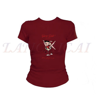 COD LANCAICAI 2026 Trendy Tight-fitting Women's T-shirt with Animated Element Prints /1117