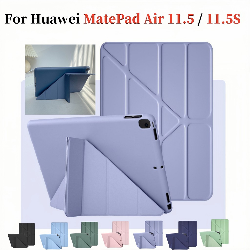 สําหรับ Huawei MatePad Air 11.5 S 11.5S 11.5S แฟชั่นพับ Y Stand ฝาครอบ TGR-W09 BTKR-W09 DBY2-L09CK D