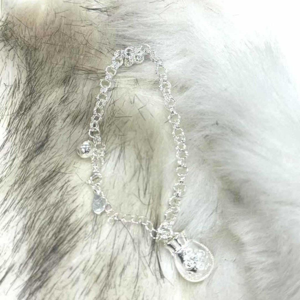 T Thailand Amulet Azanli Mineral Money Bag Bracelet Anklet