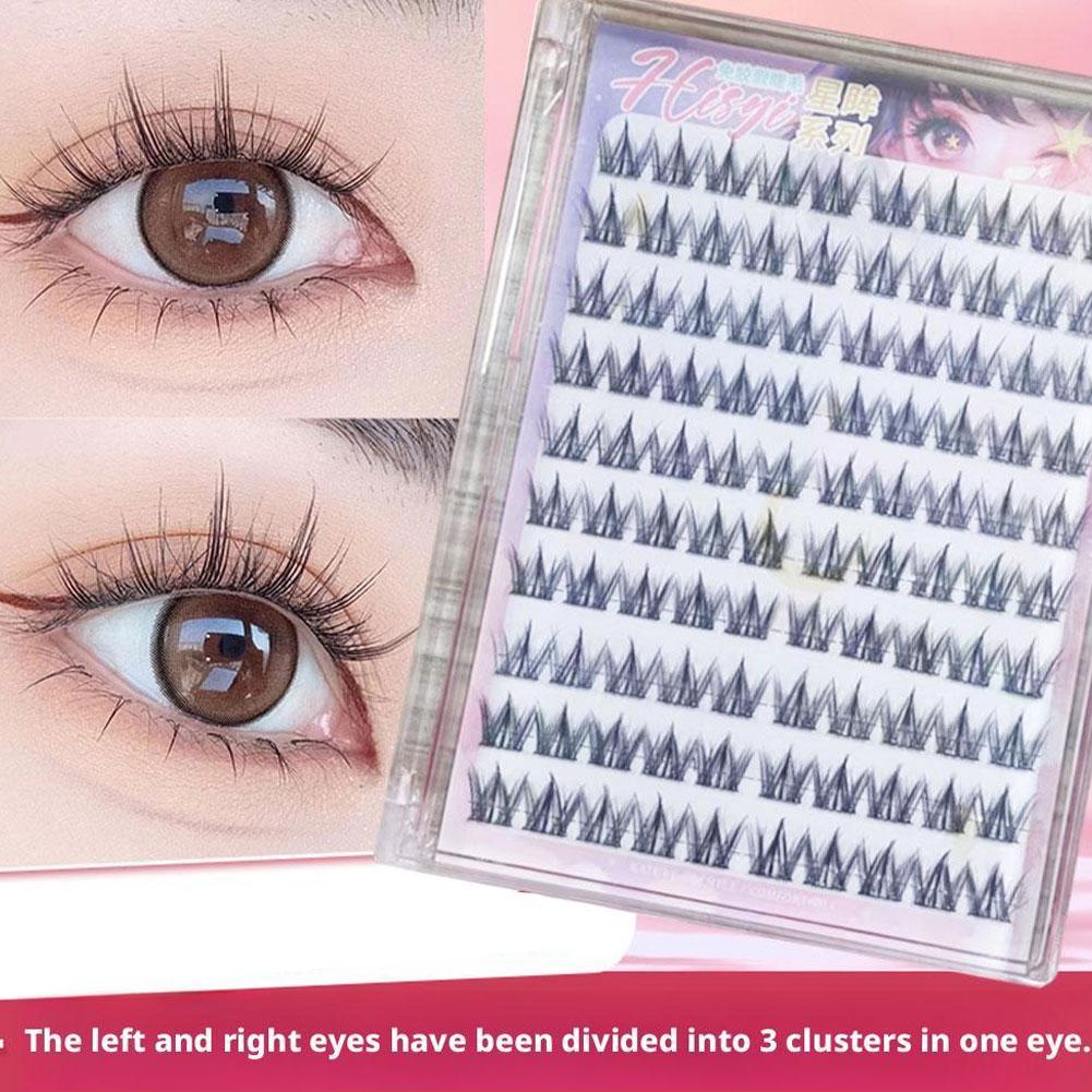 Hisy Star Eye Series ขนตาปลอมไม่ติดกาวขนตา H1r0