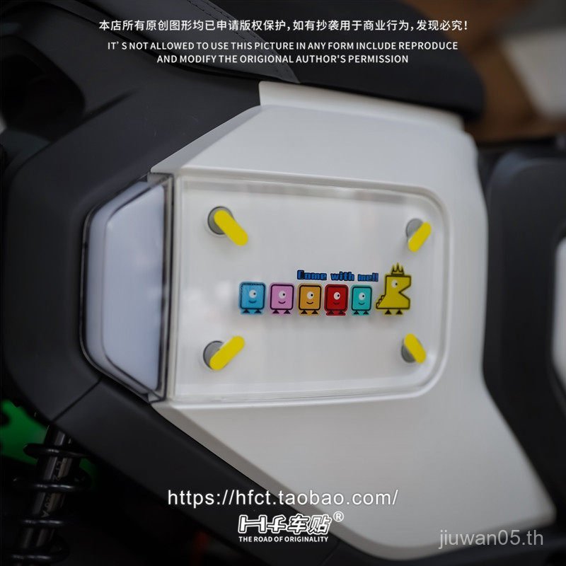 Hf สติกเกอร์รถ Original ไดโนเสาร์ Doudouman สติกเกอร์เหมาะสําหรับลูกวัว umax u2 Magnetic Board สติกเ